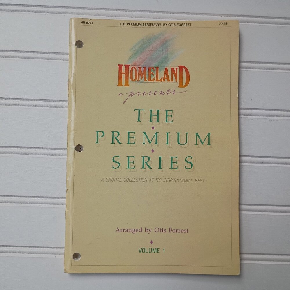 Southern Gospel Songbook Homeland Presents Premium Series Vol 1 Choral SATB Vtg